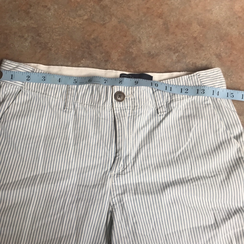 GAP girlfriend khaki pants bleached railroad - Picture 3 of 10